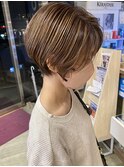 【白髪ぼかし】ショート