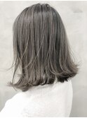 ダブルカラー☆スモークグレーアッシュ
