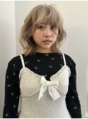 ベージュカラー+ローライト kaho