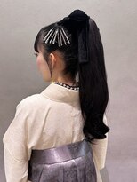 アルバム 新宿(ALBUM SHINJUKU)&nbsp;美髪おくれ毛韓国前髪カットヘアロング_ba550101