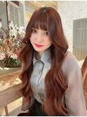 ショート ボブ インナーカラー 韓国風5619