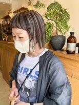 コヨミ バイ ルスカ(coyomi. by ruska)&nbsp;ミニボブ×アンブレラカラー