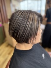 ヘアー キューブ 桜木店(hair cube) ショートボブ