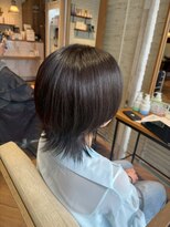 ヘアーショップ エヌアンドエー 越谷店(hair shop N&A)&nbsp;丸みが魅力!ふんわりレイヤーボブ/レイヤー/ボブ/艶感