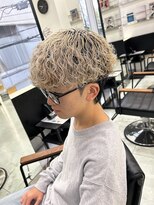 ネクスト 静岡店(NEXT)&nbsp;波巻きパーマ　ブリーチパーマ　ミルクティー