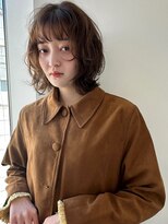 トリッカ 銀座(tricca)&nbsp;ニュアンスパーマ/外はねボブ/簡単スタイリング/小顔ヘア