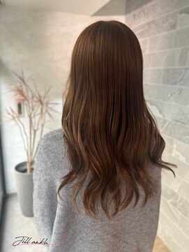 ジル アンク(Jill ankh) 《姫路　Jillankh》ベージュブラウン　ダブルカラー　ブリーチ