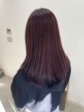 ソソ(soso.) ミディアムヘア/暗めカラー/グランマッシュ/木