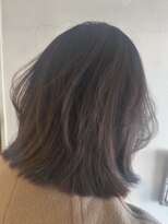 ナギ(Nagi)&nbsp;ヘナ履歴をブリーチで柔らかブラウンに♪アッシュブラウンミディ