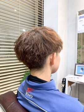 リレーション(Relation) スパイラルパーマ刈り上げマッシュパーマメンズカット