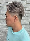 メンズショート　シルバー