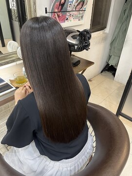 ヘアーアンドメイク シークタチカワ 立川店(Hair&Make Seek) 【兒玉】Ａｕｊｕａミラジェリィで叶える艶ストレート