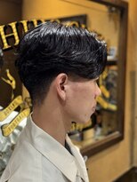 ヒロギンザ 大宮駅前店(HIRO GINZA)&nbsp;センターパートフェザーパーマ/大宮/メンズカット