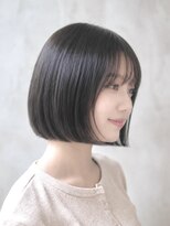 ジールサロン つくば本店 切りっぱなしミニボブ