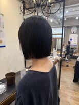 ゴーシェン 津田沼本店(Goshen)&nbsp;大人可愛い切りっぱなしボブ