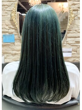 ヘアメイク マルナ 大通店(HAIR MAKE MALUNA) 【MALUNA カラーリスト神】deep green