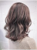 ハイライトでトーンアップ!!!フワッとグレージュ♪
