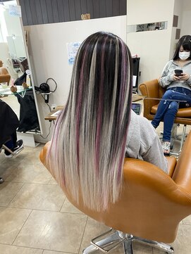 カルマ(KARMA) ラベンダーハイライトグラデーションエクステ!