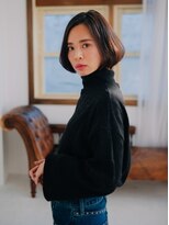 ディバイン ティエドゥール お花茶屋(divine tiedeur)&nbsp;大人クールなダークボブ