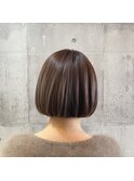 切りっぱなしボブ