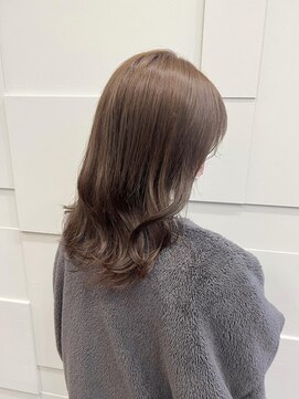 クリアーオブヘアー 一社店(clear OF HAIR) 初カラーに！Wカラーで作るグレージュカラー