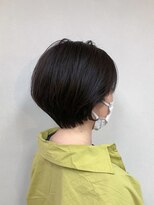トップヘアー 玉島店(TOP HAIR)&nbsp;《TOPHAIR 玉島店/ ちゃみ》ショートボブ×グレイアッシュ