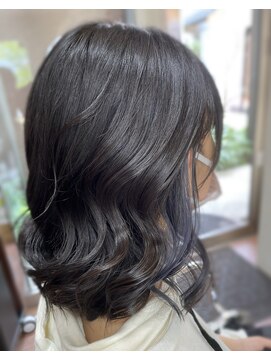 オリーブ 美容室 イヤリングカラーでいつもと違う雰囲気に♪