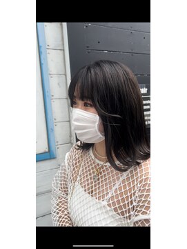 リッカヘアー(Ricca hair) 小顔外ハネショートウルフ_ナチュラル大人かわいいブラウンヘア