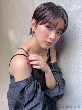 オーブ ヘアー プラス 金沢2号店(AUBE HAIR plus) 20代・30代_耳かけハンサムマッシュ