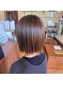 人気スタイル×切りっぱなしボブ