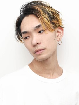 ルックグッドストア(LOOK GOOD STORE) 束感ショートマッシュパーマウルフ波巻きハイライト296