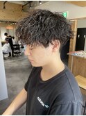 ツイスパ波巻きのミックススタイル