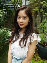 髪質改善水素カラー×透明感ブラウン