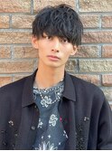 ソフトツイストパーマ束感マッシュウルフ無造作パーマ