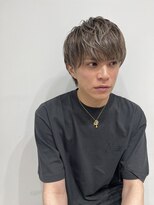 ネイロ 錦糸町(NeiRo)&nbsp;ハイライトマッシュパーマウルフアッシュブラックmen'shair