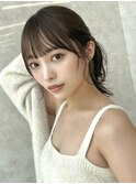 レイヤーカット韓国ヘア
