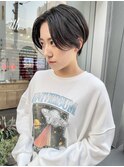 NUDE前髪なしショート ハンサムショートレイヤーショート