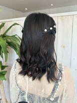 ルアナ(Luana.)&nbsp;【倉敷/中島/Luana.】ハーフアップ