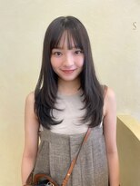 【snuw mina】レイヤーカット/顔まわりカット/透明感カラー
