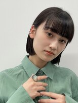 ブルーブラック 美髪 ツヤカラー 毛風カラー ナチュラルモード