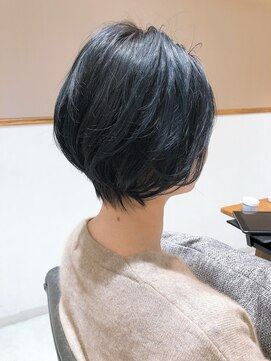 ネイロ 錦糸町(NeiRo) 魅力倍増カールセミディシアーカラーダークアッシュショートヘア