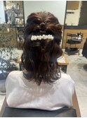 結婚式お呼ばれヘアセット 05