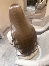 ナンバー ジルバ 立川(N° jillva)&nbsp;韓国顔まわりレイヤーカット髪質改善透明感カラー20代30代40代