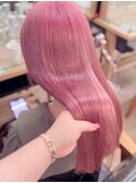 ダブルカラー×ハイトーンピンク♪美髪/イメチェン