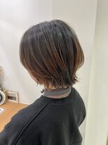 ロンドアベニール 北千住(Lond avenir)&nbsp;イメチェン外ハネボブ美髪ワイドバング顔周りレイヤーカット