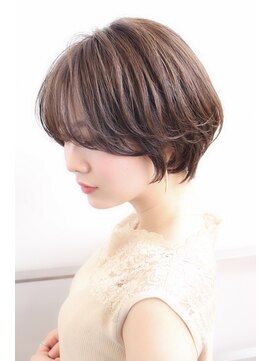 クシュ 所沢西口プロぺ通り(kusyu... ) くびれヘア韓国風巻きアプリコットオレンジ夏ハイライト