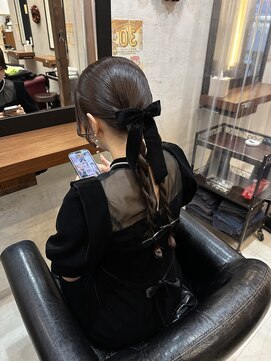 オレンジポップ 検見川浜南口店(ORANGE POP) ロープあみおろしヘア☆