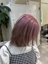 テン バイ アンブルリュクス 池袋(teN +by ambleluxe)&nbsp;ルーツカラー/ブリーチ/ピンク