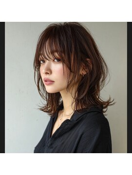 メゾンカシミヤ(Maison Cashmiya) ミディアムくびれレイヤー