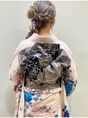 成人おめでとうございます♪【振袖着付け＋セット】電話予約のみ